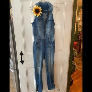 Guess denim overalls